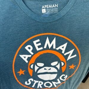 Apeman Strong Blue Graphic Tee